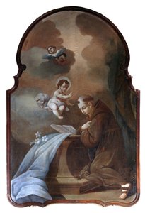 Sankt Antonius av Padua - Kloster för bebådelsen av Menton av Unknown artist