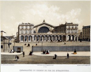 Strasbourgs järnvägsstation (nu Gare de l
