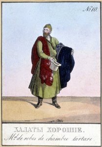 Tartardressinghandlare i Ryssland på 1800-talet. av Unknown artist