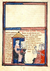 Lärare Ovidius - Miniatyr av medeltiden (ref. 418 av Unknown artist