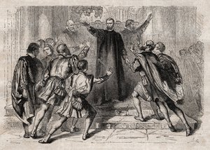 Döparen kände igen Johannes av Leiden av Unknown