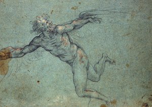 The Fall of icarus - "" The Fall of Icarus"" Teckning från 1600-talet av Unknown artist