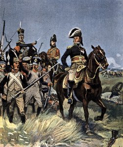 De stora striderna - marskalk Michel Ney (1769-1815) i Friedland, 14 juni av Unknown artist