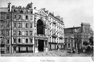 Historiska teatern på 1800-talet - gravyr, Carnavalet.¿ av Unknown artist