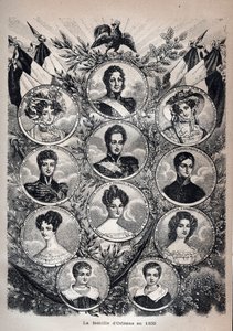 Familjen Orleans 1830 - Louis Philippe - av Unknown artist