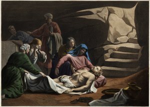 Kristi grav. Anonym gravyr från mitten av 1800-talet. av Unknown artist