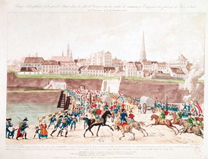 Den franska arméns triumferande intåg i Wien, 13 november av Unknown artist