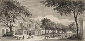 The Wines Warehouse i Paris 1861 - Eaux de vie-distriktet av Unknown artist