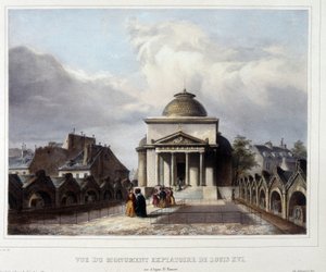 Ludvig XVI:s försoningskapell i Paris av Unknown artist