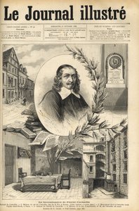 Pierre Corneilles tvåhundraårsjubileum - Le bicentenaire de Pierre Corneille - gravyr i "Le journal illustrious"" från 1884 av Unknown artist
