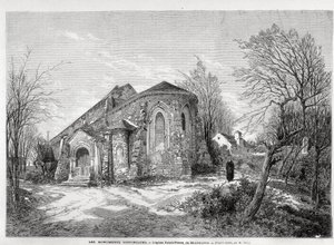 Kyrkan Saint Pierre de Montmartre - i "" Den illustrerade världen"" från 1873-04-05 av Unknown artist