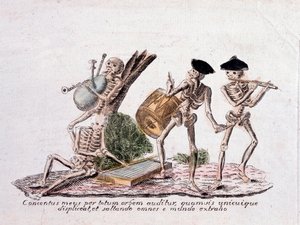 Dödsdansen (tryck) av Unknown artist