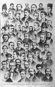 De olika typerna av brottslingar enligt Berlinpolisens arkiv. 1882 av Unknown artist