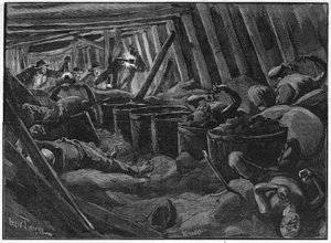 Katastrofen i Saint-Etienne den 3 juli av Unknown artist