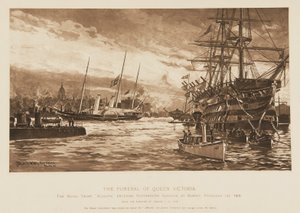Begravningen av drottning Victoria av Unknown Artist