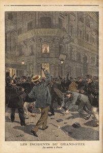 Den allmänna kampen fortsatte på gatorna i Paris på natten, återförenade anarkisterna som trodde att de var skyddade av inrikesminister Charles Dupuys (1851-1923) ord mot lag och ordningsmakten. Dessa problem kommer att leda direkt och av Unknown artist