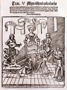 De fria konsterna: Musik (gravyr av Unknown artist