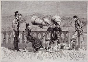 Megafonen av Thomas Edison - i "" La Nature"" 1878 av Unknown artist