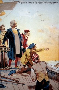Den nya världen före besättningen på Christopher Columbus (1492). av Unknown artist