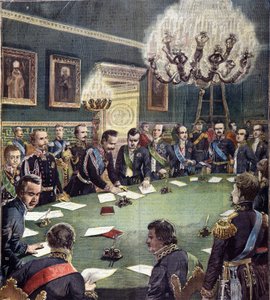 Underskriften av Charles Albert (Charles Albert), kung av Sardinien, av grundstadgan för Monarkin av Savojen den 07/02/1848, som antogs den 4 mars 1848, känd som Albertinestadgan eller Statuto Albertino. av Unknown artist