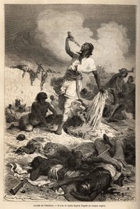 Theodoros II, kejsare av Etiopien (cirka 1818-1868), självmord i april av Unknown artist