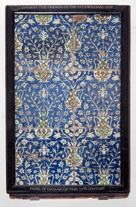 Kakelpanel, ca 1550-1699 av Unknown artist