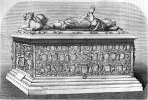 Grav av Karl den temerära hertigen av Bourgogne (1433-1477). av Unknown artist