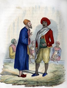 Två män på Algiers gator 1830. i” L