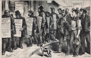 USA: protest på uppdrag av förbundet mot alkoholmissbruk 1875 av Unknown artist