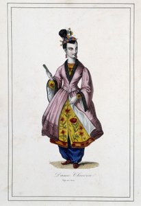 En kinesisk kvinna - i "Jordens folk"" av Fader Paul Jonhanneaud, Librairie des Bons livres av Unknown artist