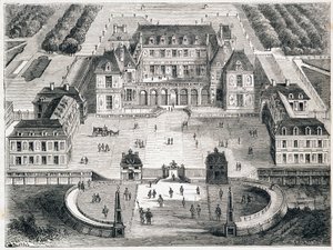 Versailles sous Louis XIII - gravyr av Unknown artist