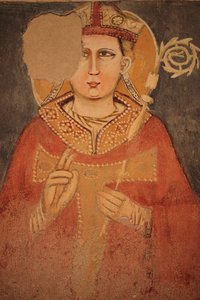 Väggfresker i San Zeno Maggiore. Verona av Unknown artist