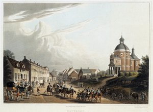 Waterloo: konvoj av franska kanoner tillbaka från fronten, 24 juli av Unknown artist