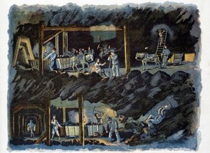 Jobba i kolgruvan av Unknown artist