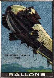 Zeppelin Luftskepp Ballong av Unknown Artist