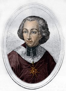 porträtt Etienne de Loménie de Brienne (1727-1794), fransk prelat och politiker. Gravyr från 1866. av Unknown artist