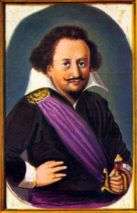 porträtt av Carl Gustaf Wrangel (kromnolitografi) av Unknown artist