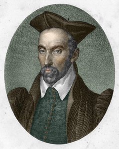 porträtt av Etienne Pasquier. Fransk advokat, humanist och historiker (1529 till 1615). av Unknown artist