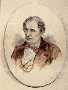 porträtt av James Fenimore Cooper (1789-1851), amerikansk författare. av Unknown artist