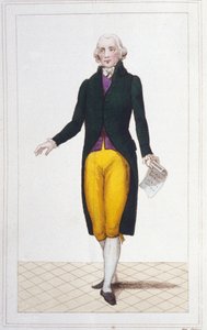 porträtt av Jean Marie Roland de La Platière Fransk politiker (1734-1793) gravyr från 1830. av Unknown artist
