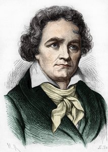 porträtt av Ludwig van Beethoven. Tysk kompositör (1770 till 1827). av Unknown artist