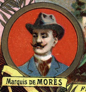 porträtt av markisen de Mores av Unknown artist
