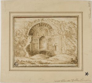 Jätte-templet vid Cumae av Unknown Italian