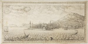 Napolis hamn av Unknown Italian