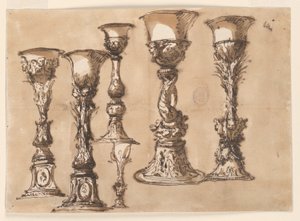Ritning, kalkmönster, sent 1700-tal av Unknown artistUnknown artist