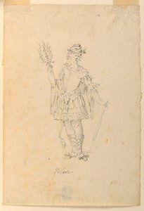 Teckning, kostymdesign: Valor för en balett, ca 1720 av Unknown artistUnknown artist