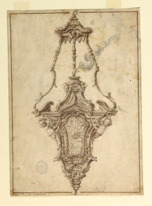 Teckning, Design för ett rökelsekar, 1725-1750 av Unknown artistUnknown artist