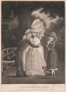 En scen i Kensington Gardens av Unknown artist