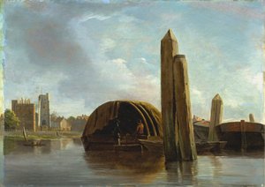 Utsikt över Lambeth av Unknown artist