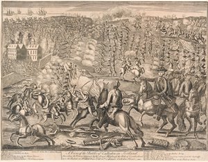 ?En utsikt över slaget vid Culloden i Skottland?, 1746 av Unknown